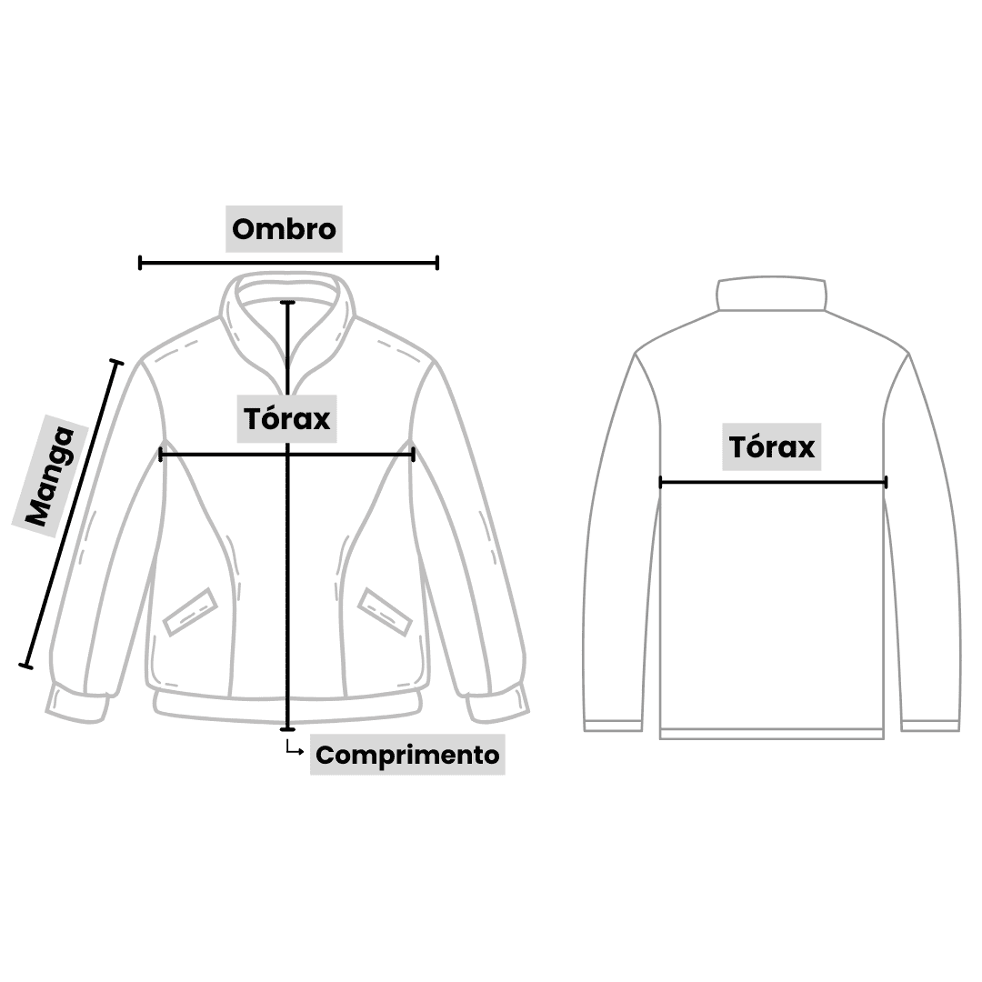 JAQUETA MASCULINA PITBULL FLEECE