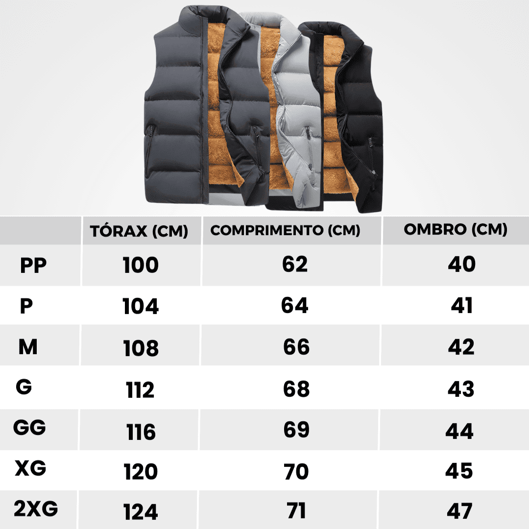 COLETE MASCULINO PITBULL THERMAL