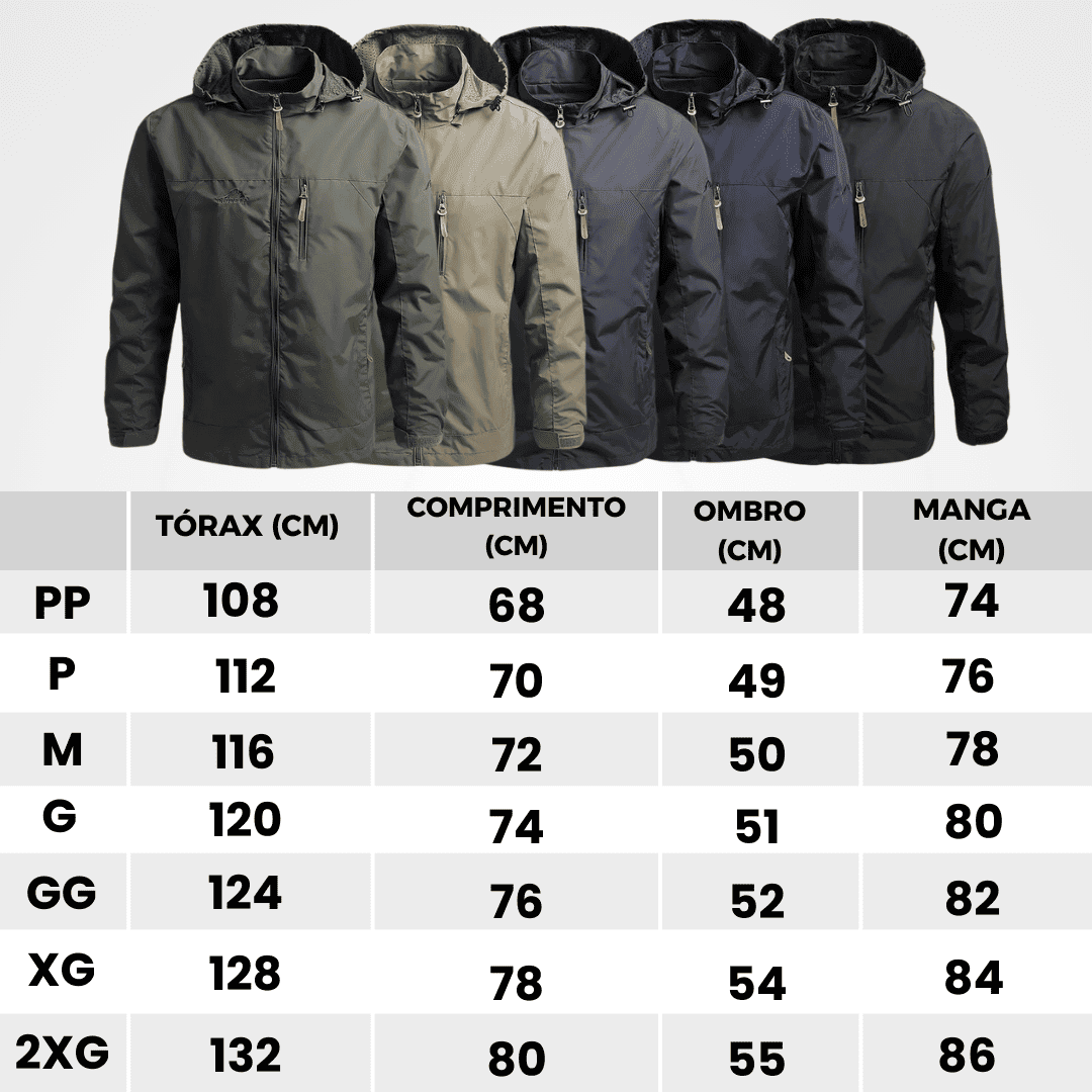 JAQUETA IMPERMEÁVEL OUTDOOR PITBULL