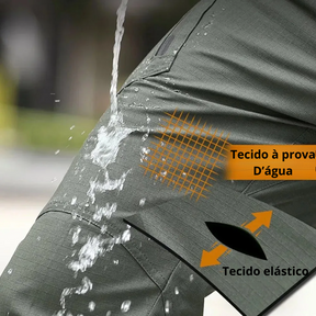 CALÇA MASCULINA TÁTICA IMPERMEÁVEL PITBULL
